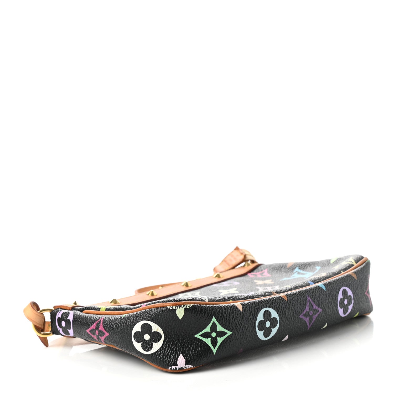 Louis Vuitton Monogram Multicolor Pochette Accessories Black 4 of 6
