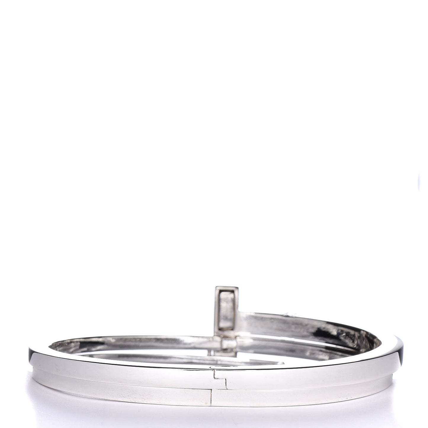 Sterling Silver Diamond T Square Wrap Bracelet