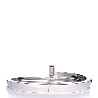 Tiffany Sterling Silver Diamond T Square Wrap Bracelet 3 of 6