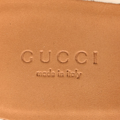 Gucci Malaga Kid Womens Princetown Slippers 38 Mystic White 8 of 10