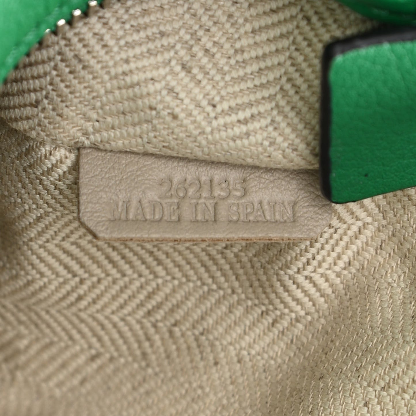 Calfskin Mini Puzzle Bag Jungle Green