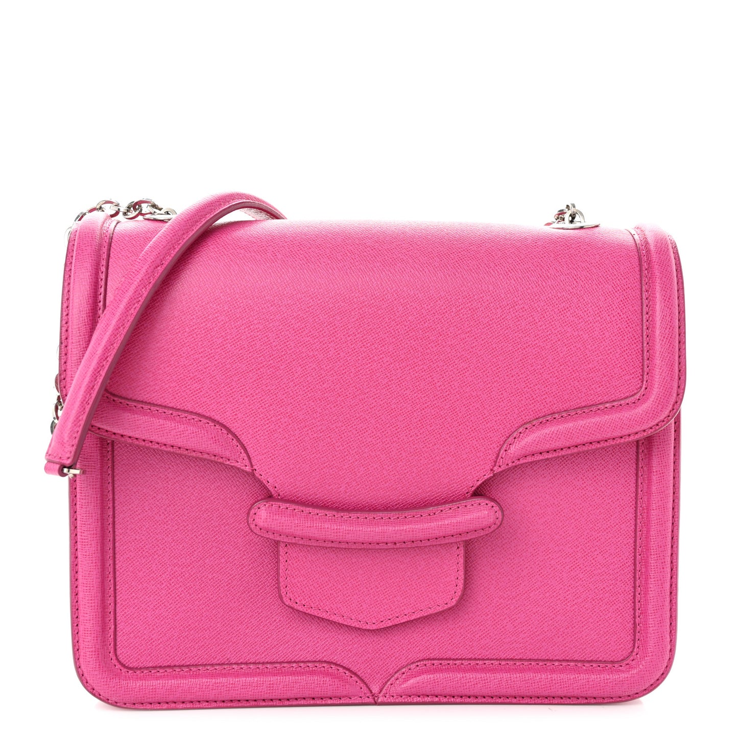 Calfskin Heroine Chain Satchel Pink