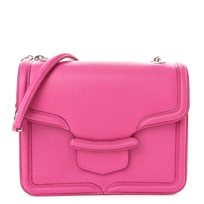 Alexander McQueen Calfskin Heroine Chain Satchel Pink 1 of 12