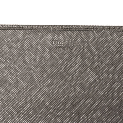Prada Saffiano Metal Oro Chain Wallet Argilla 6 of 11