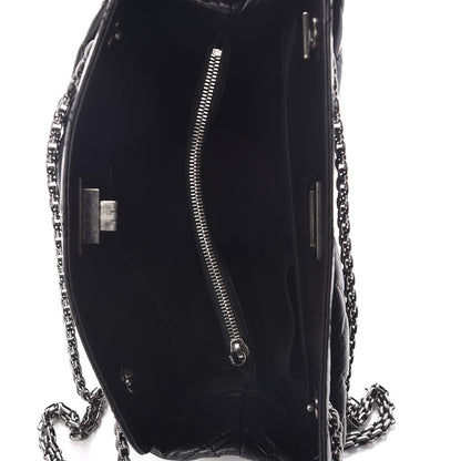 Chanel Aged Calfskin Reissue 2.55 Tote Black 5 of 9