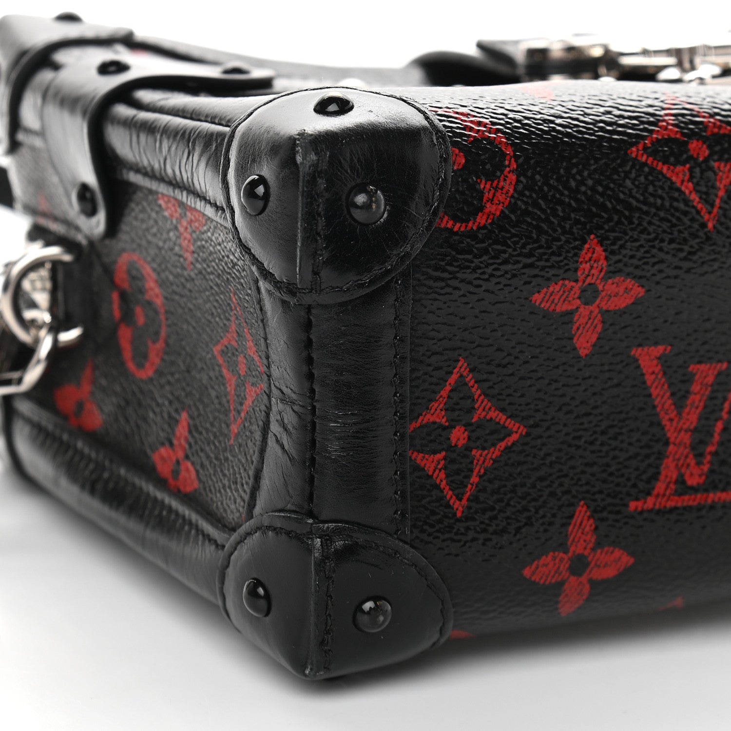 Louis Vuitton Monogram Petite Malle Soft MM Infrarouge 8 of 9