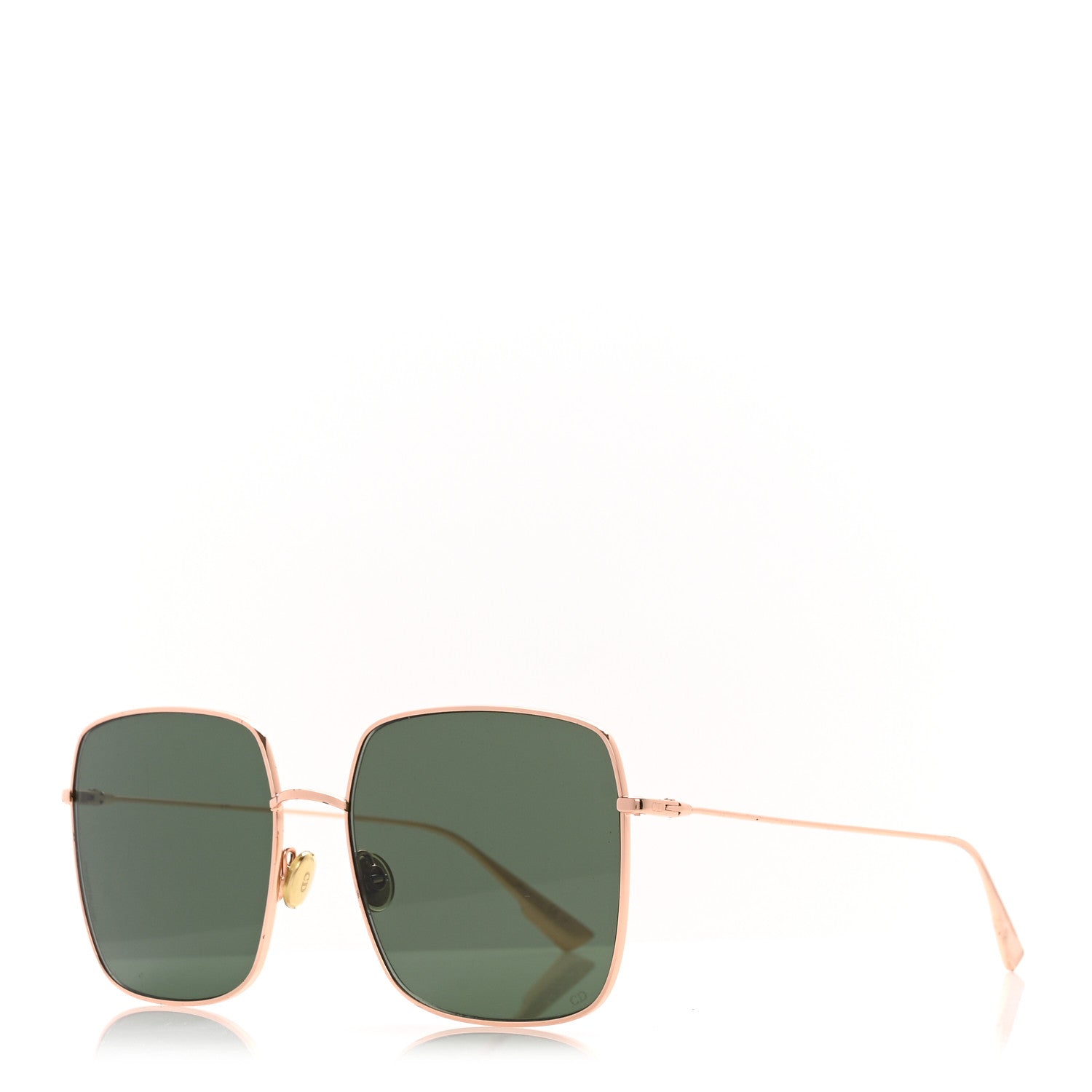 Christian Dior Metal Diorstellaire 1 Sunglasses Rose Gold Green 1 of 12