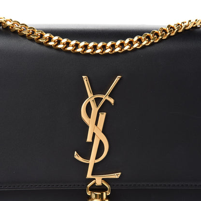 Saint Laurent Smooth Calfskin Small Classic Monogram Kate Tassel Satchel Black 10 of 10