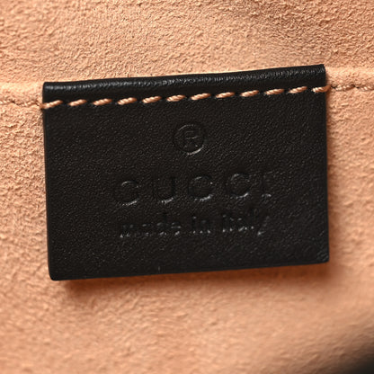 Gucci Calfskin Matelasse GG Marmont Belt Bag 85 34 Black 6 of 10