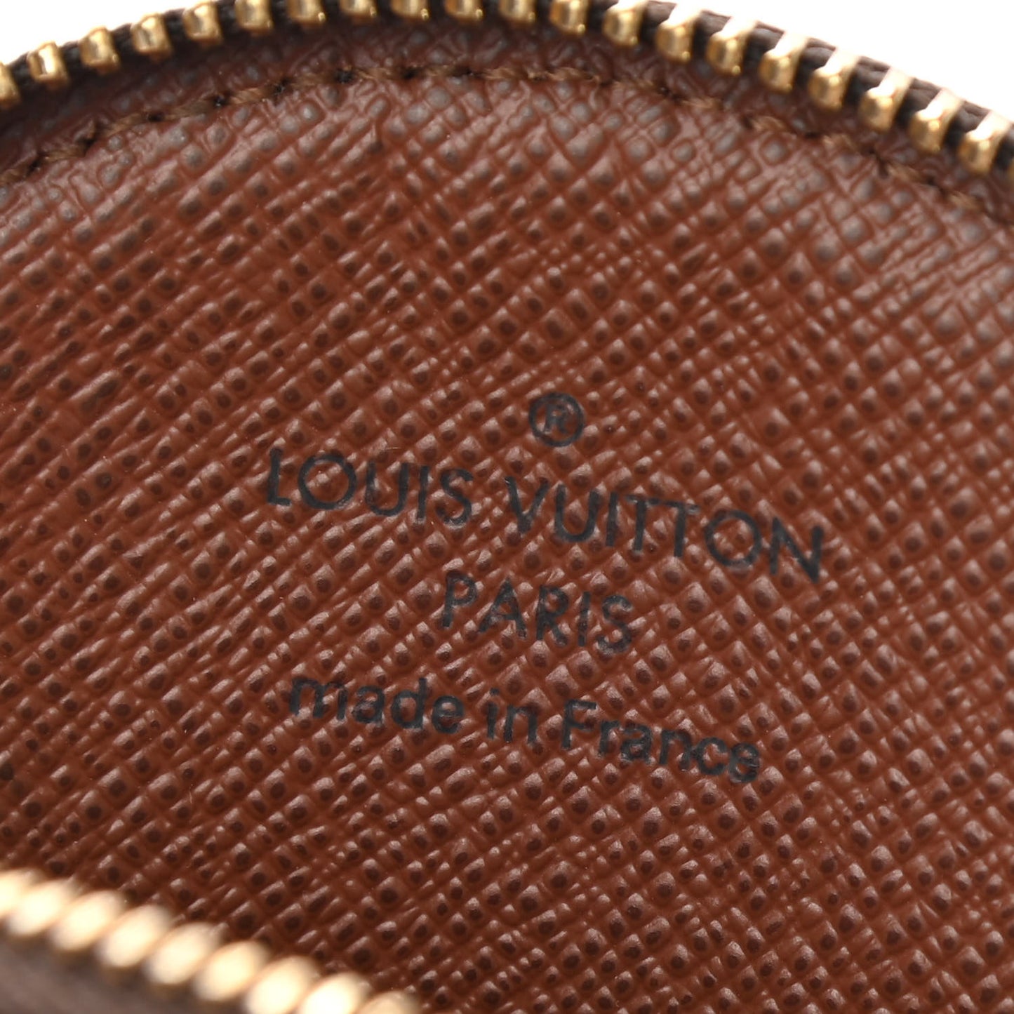 Monogram Round Coin Purse