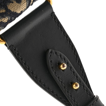 Christian Dior Oblique Studded Shoulder Strap Blue 5 of 6