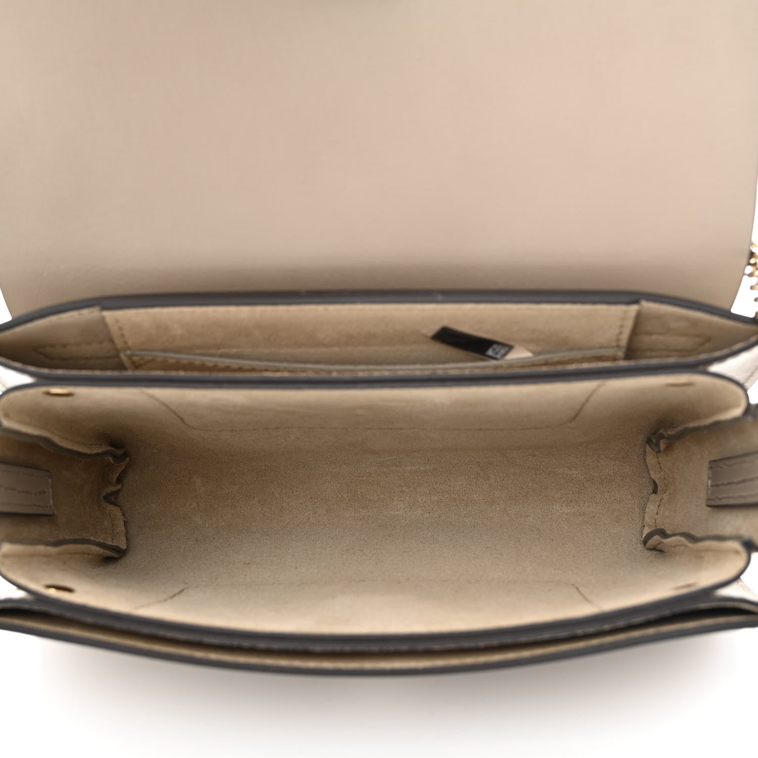 Chloe Suede Calfskin Small Faye Shoulder Bag Motty Grey 5 of 10