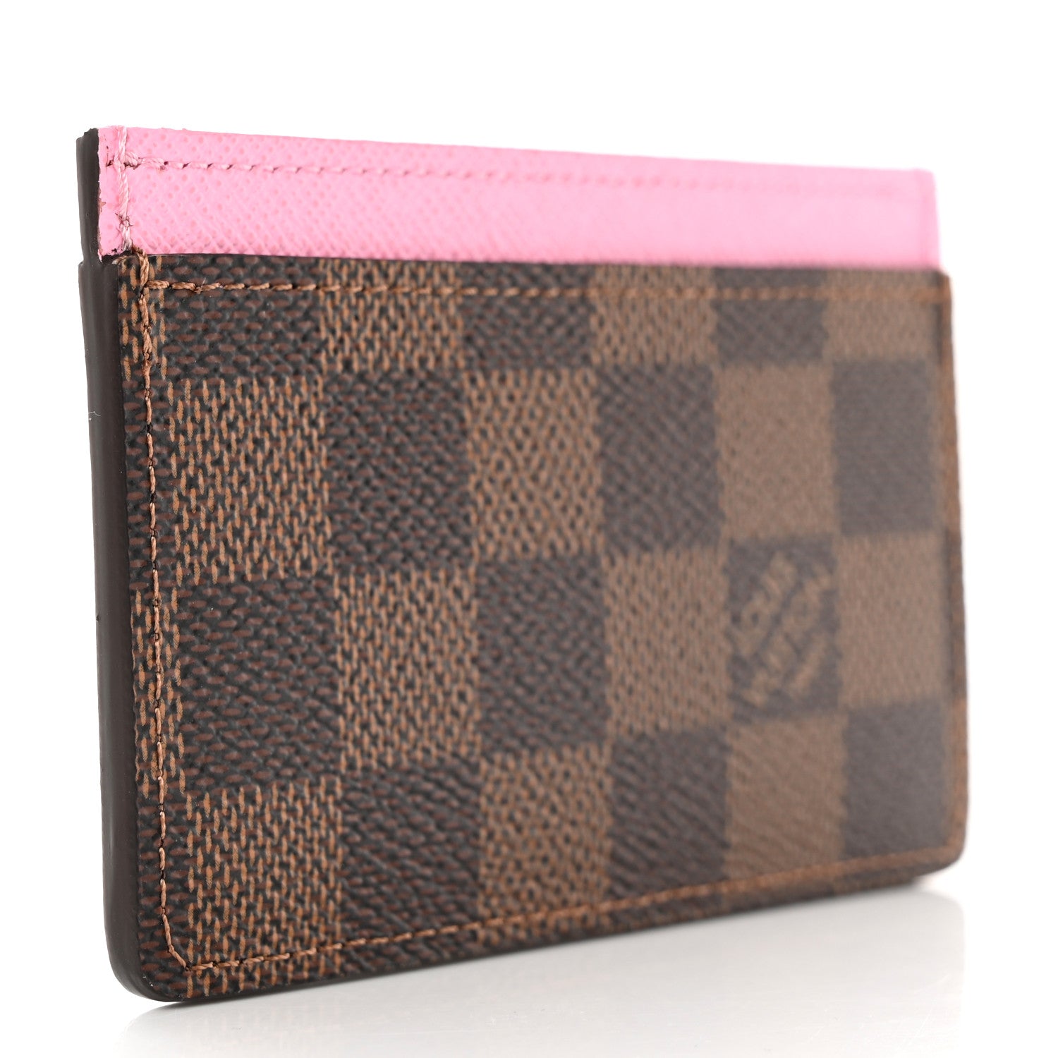 Louis Vuitton Damier Ebene 2023 Christmas Animation Alpine Cardholder Pink 3 of 6