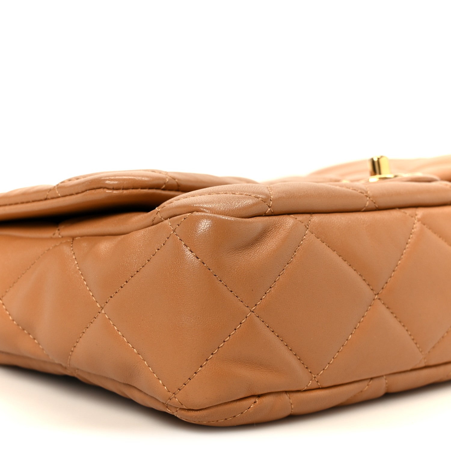 Chanel Lambskin Quilted Large CC Funky Town Flap Beige 10 of 11