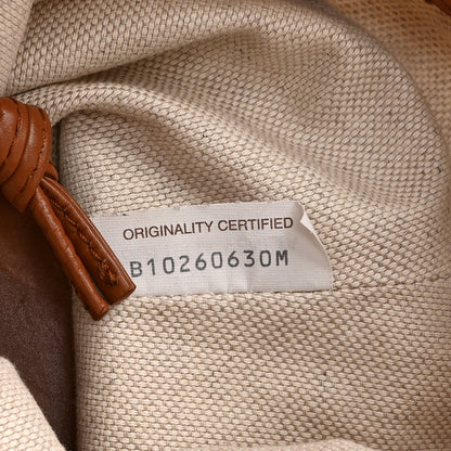 Bottega Veneta Calfskin Intrecciato Small Foulard Kalimero Bucket Bag Wood 9 of 12