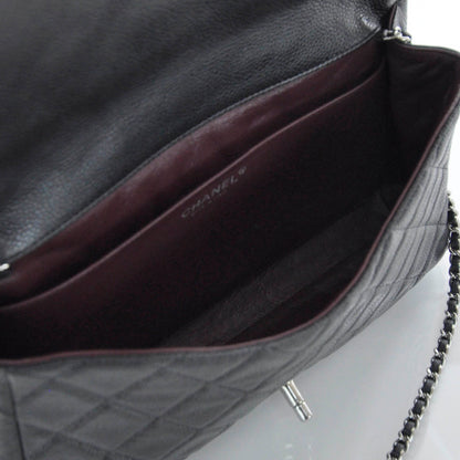 Chanel Caviar Quilted Clutch Flap Bag Black 8 of 10