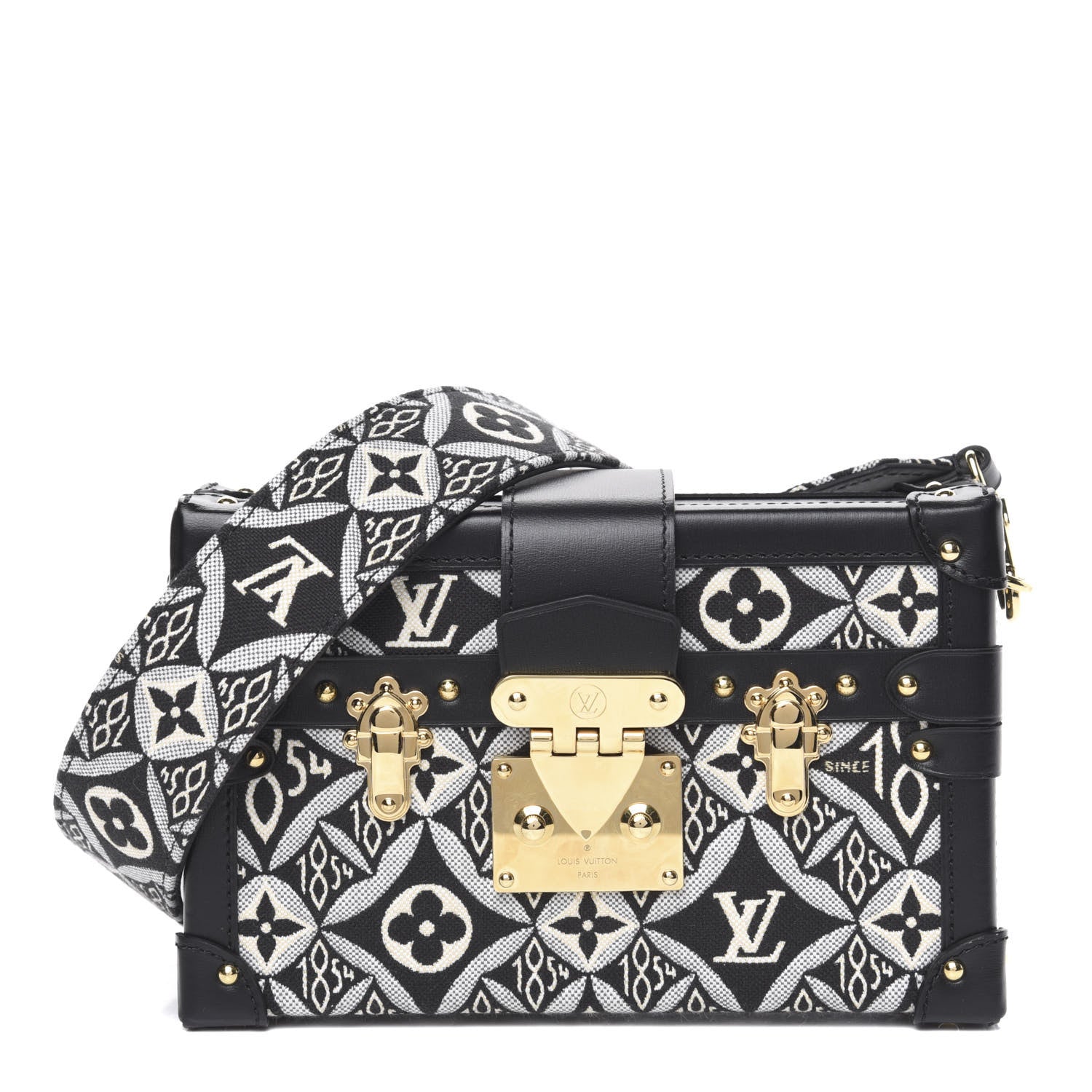 Louis Vuitton Jacquard Since 1854 Petite Malle Grey 1 of 9