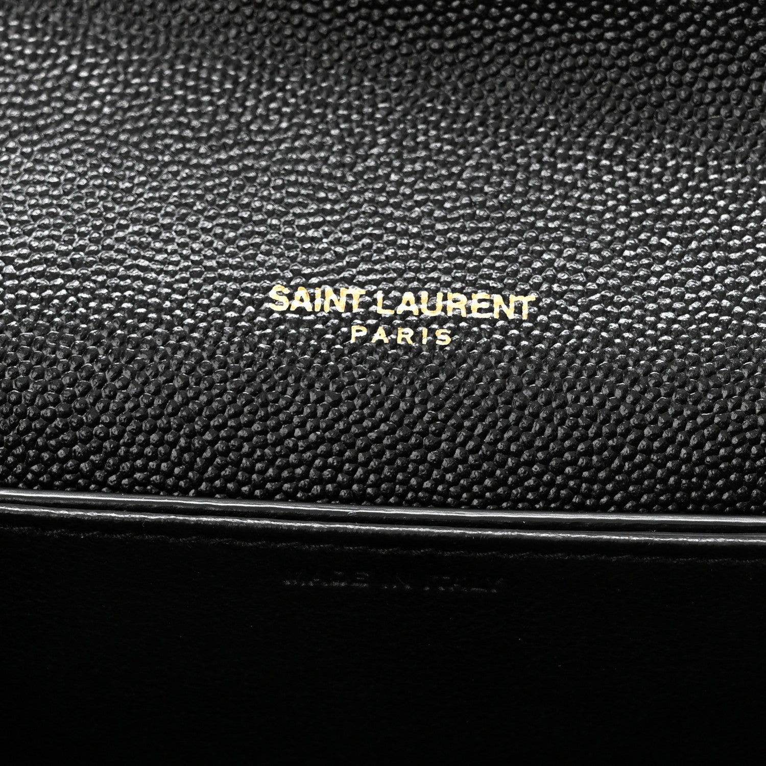 Saint Laurent Grain De Poudre Uptown Chain Wallet Black 6 of 11