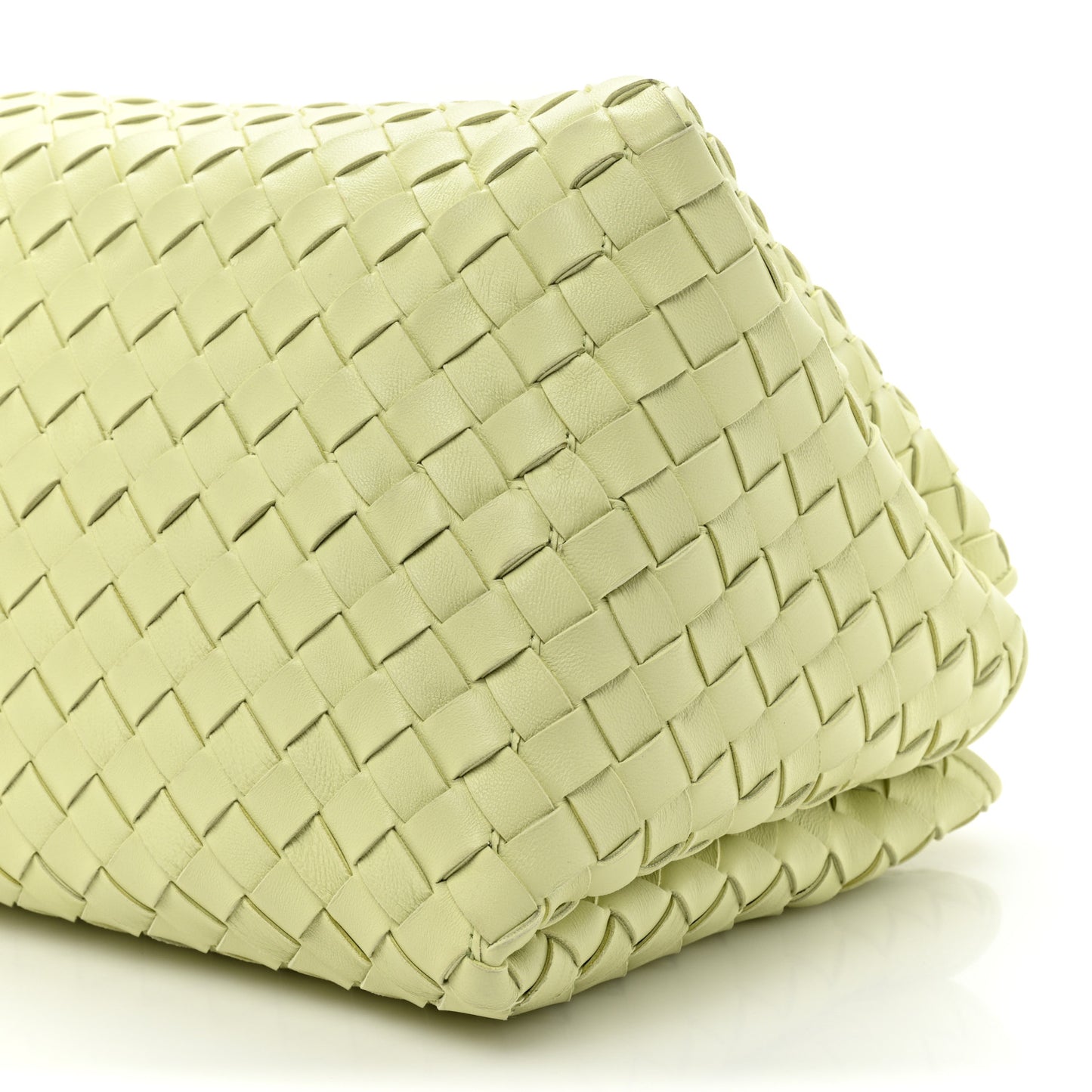 Nappa Intrecciato Tuck Lemon Washed