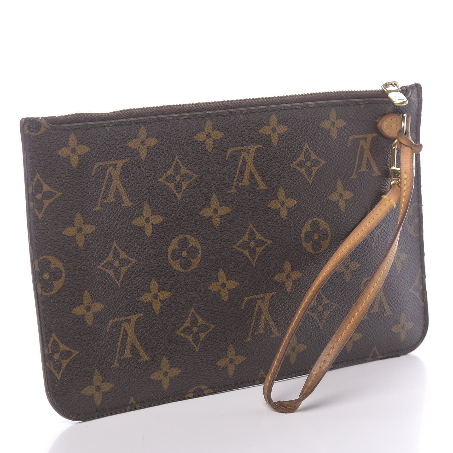 Louis Vuitton Monogram Neverfull MM GM Pochette Fuchsia 3 of 11