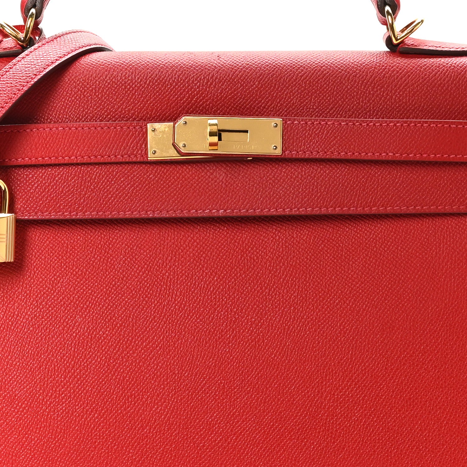 Hermes Epsom Kelly Sellier 32 Rouge Casaque 8 of 10