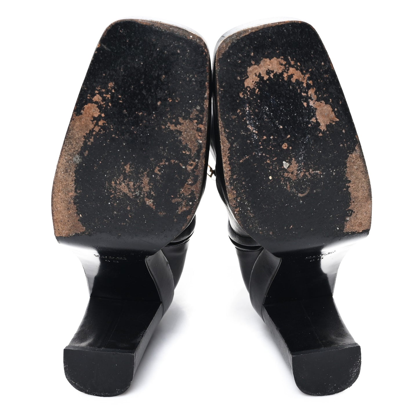 Calfskin Ankle Booties 8 Black