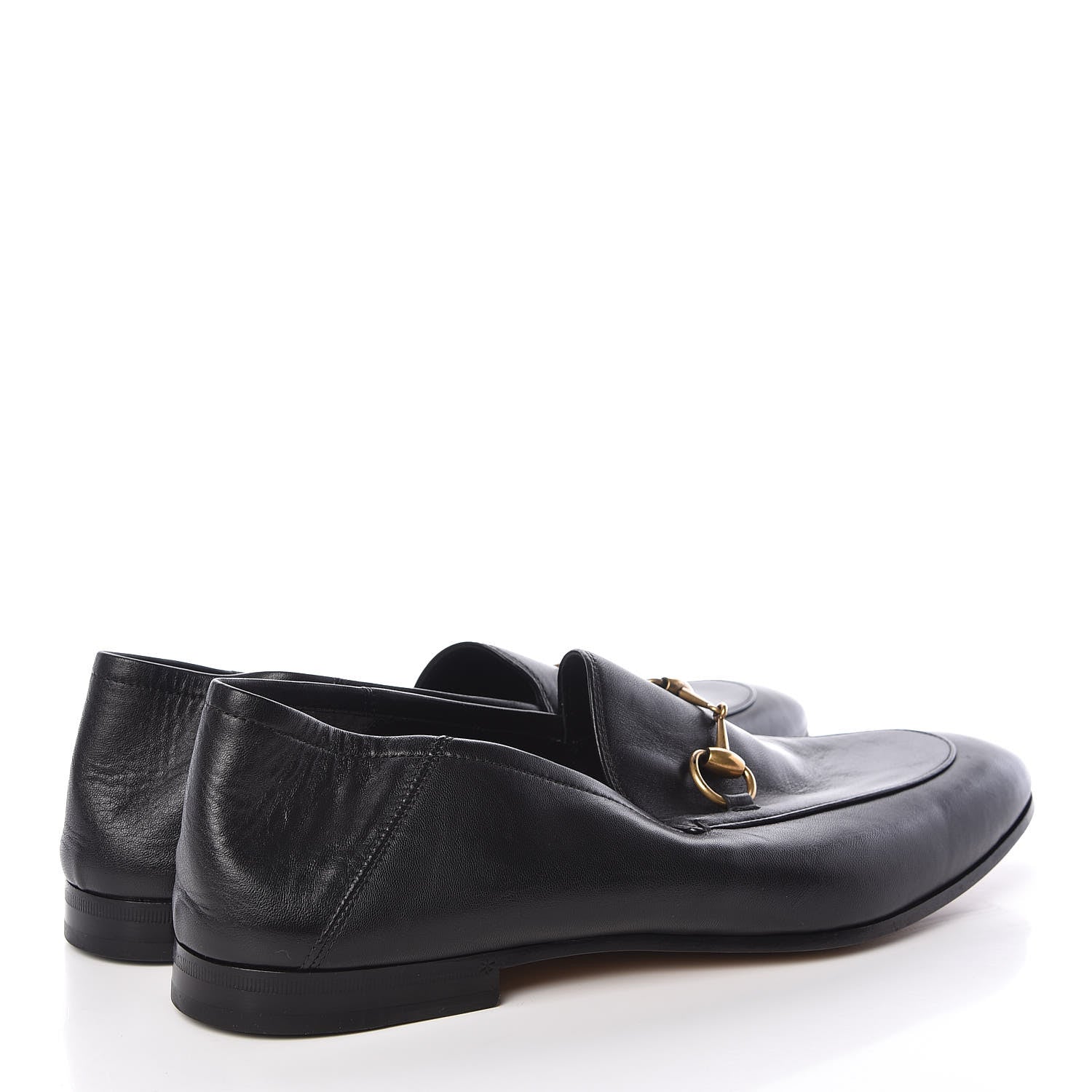 Gucci Lambskin Mens Brixton Horsebit Loafers 12 Black 4 of 13