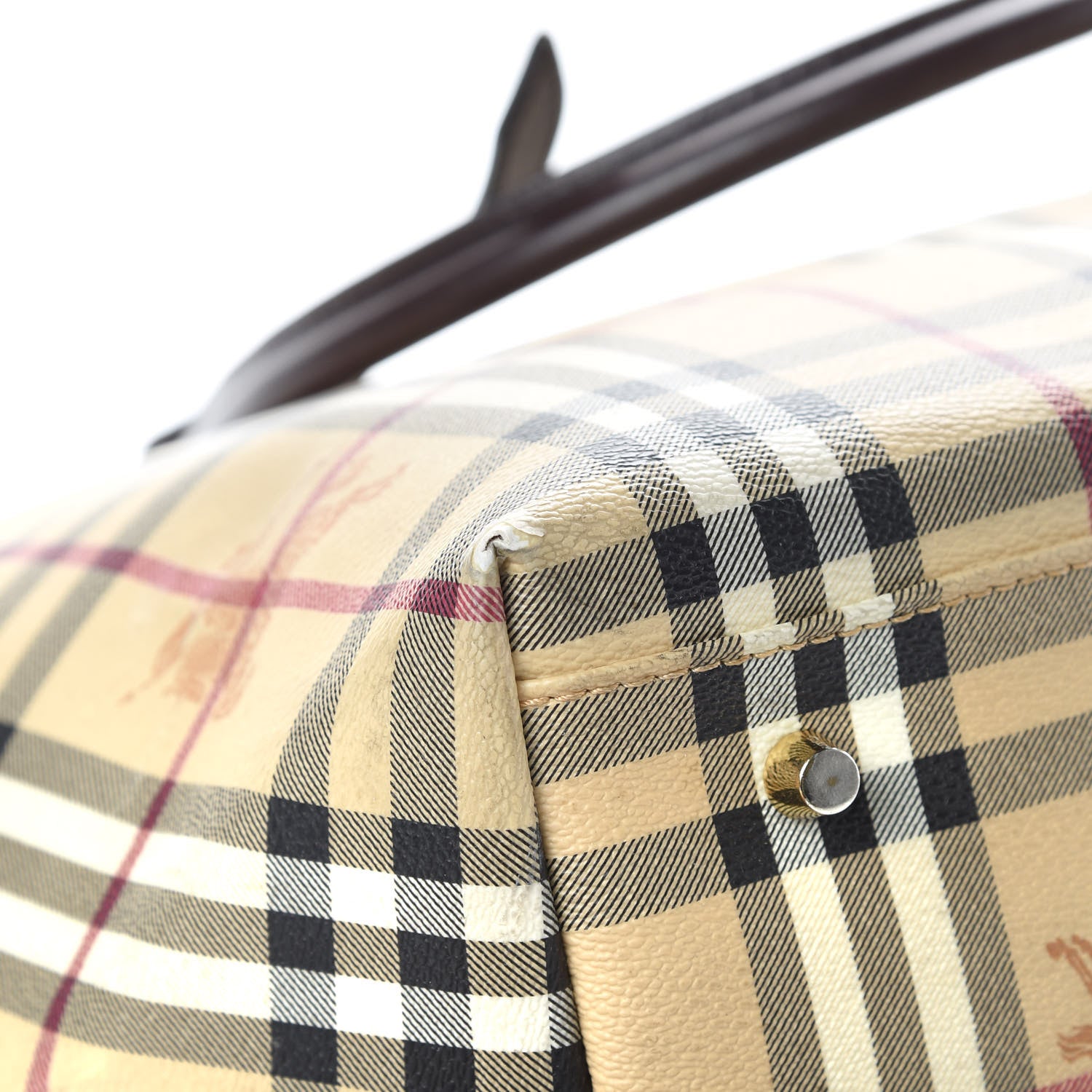 Burberry Haymarket Check Medium Salisbury Tote Chocolate 13 of 20