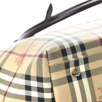 Burberry Haymarket Check Medium Salisbury Tote Chocolate 13 of 20