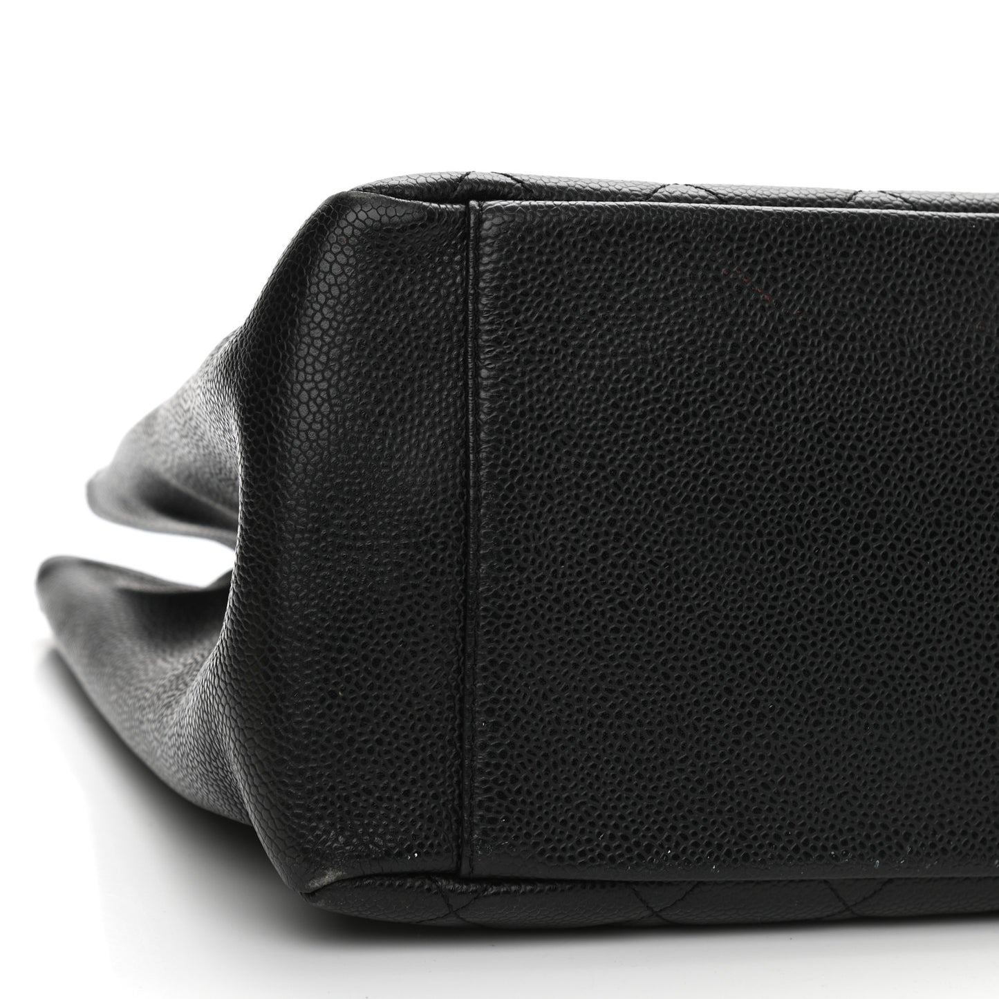 Caviar Quilted Grand Shopping Tote GST Black