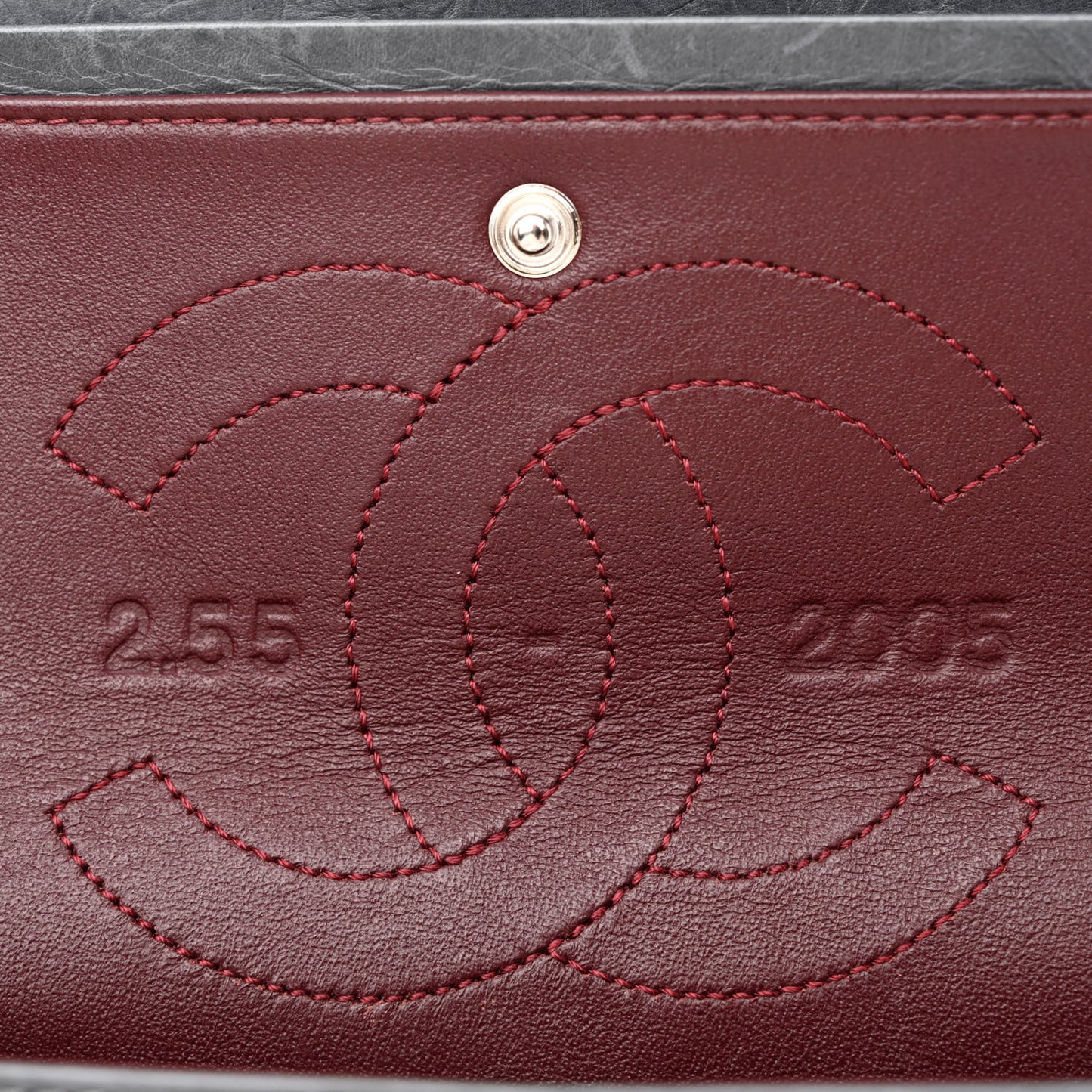 Aged Calfskin Quilted 50th Anniversary 2.55 Reissue Flap 226 Grey