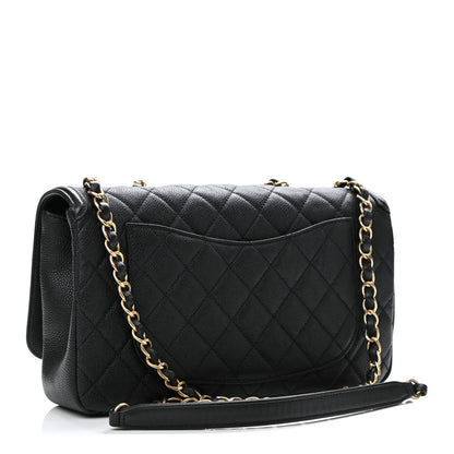 Chanel Caviar Quilted Medium CC Filigree Flap Black 3 of 11