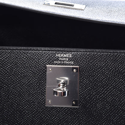 Hermes Epsom Kelly Sellier 28 Black 7 of 9