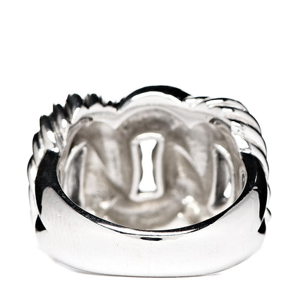 David Yurman Sterling Silver Woven Cable Ring 50 5.5 3 of 4
