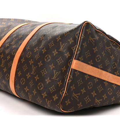 Louis Vuitton Monogram Keepall Bandouliere 55 9 of 9