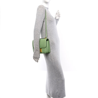 Hermes Epsom Constance 24 Vert Criquet 2 of 11