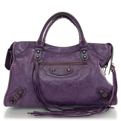 Balenciaga Agneau City Raisin Purple 1 of 11