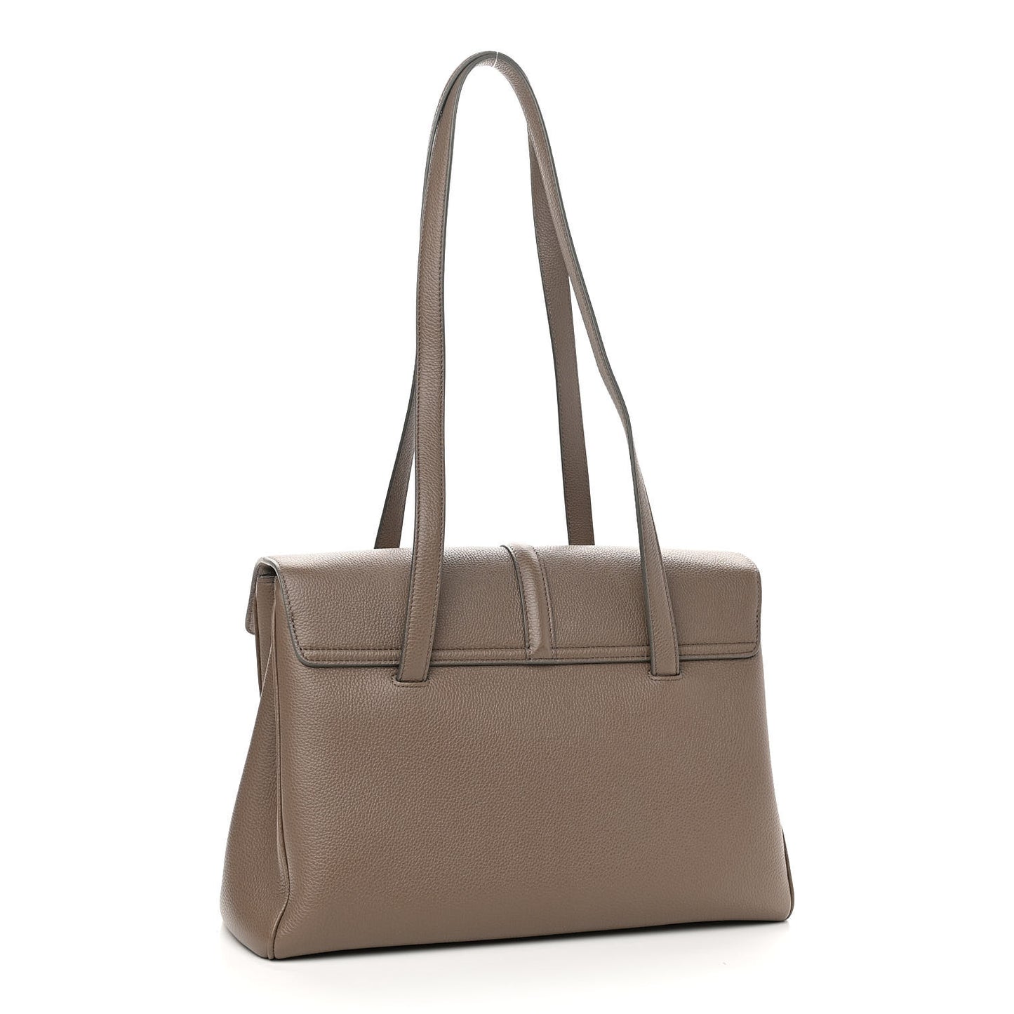 Grained Calfskin Medium Soft 16 Bag Beige