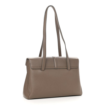 Celine Grained Calfskin Medium Soft 16 Bag Beige 3 of 10
