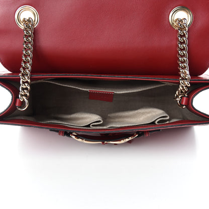 Gucci Microguccissima Medium Emily Chain Shoulder Bag Red 5 of 10