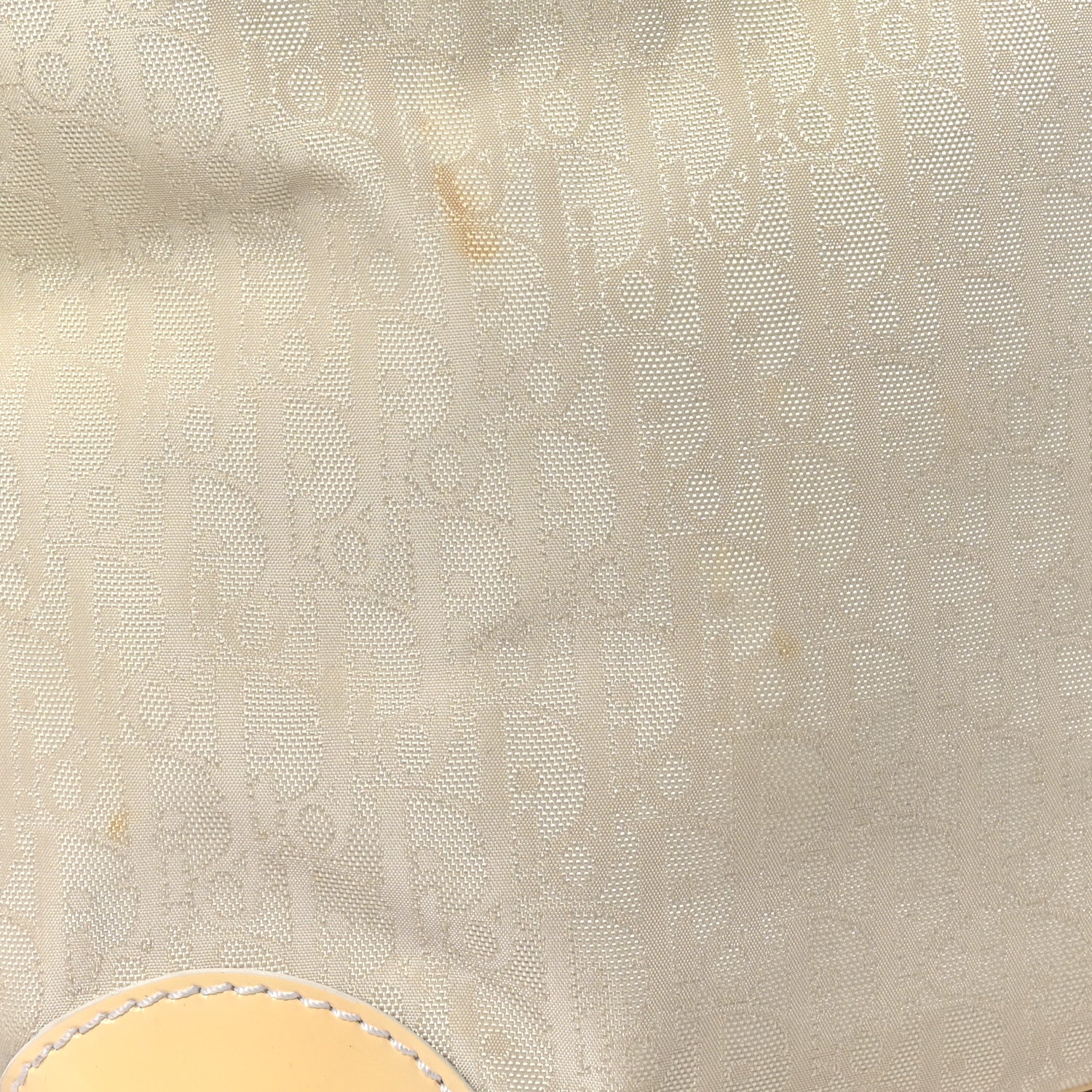 Christian Dior Monogram Patent Tote Ivory 12 of 12