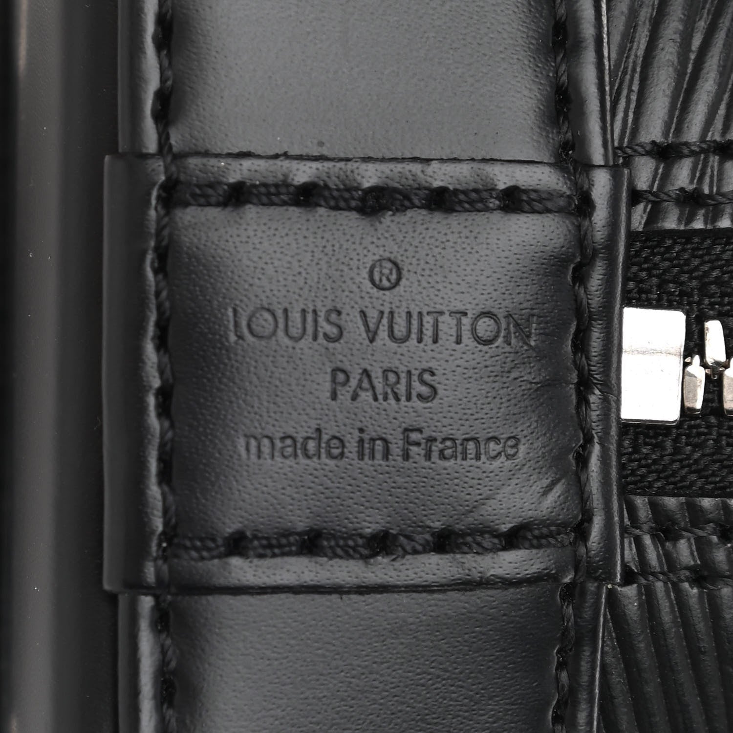 Louis Vuitton Epi Alma BB Black 6 of 9