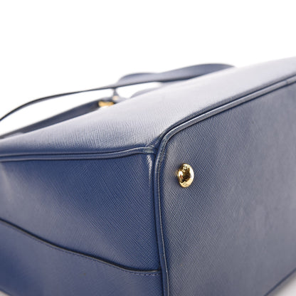 Prada Saffiano Lux Medium Tote Bluette 12 of 18