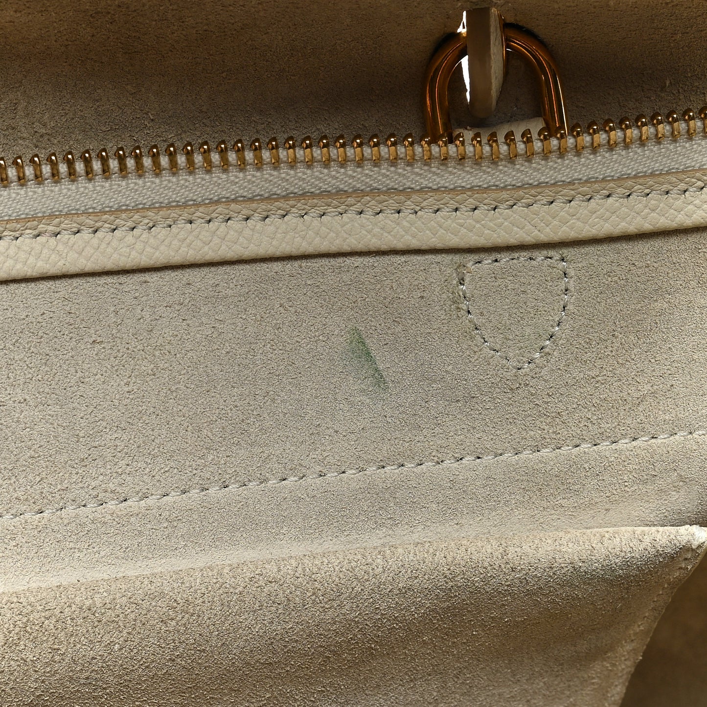 Grained Calfskin Mini Belt Bag White