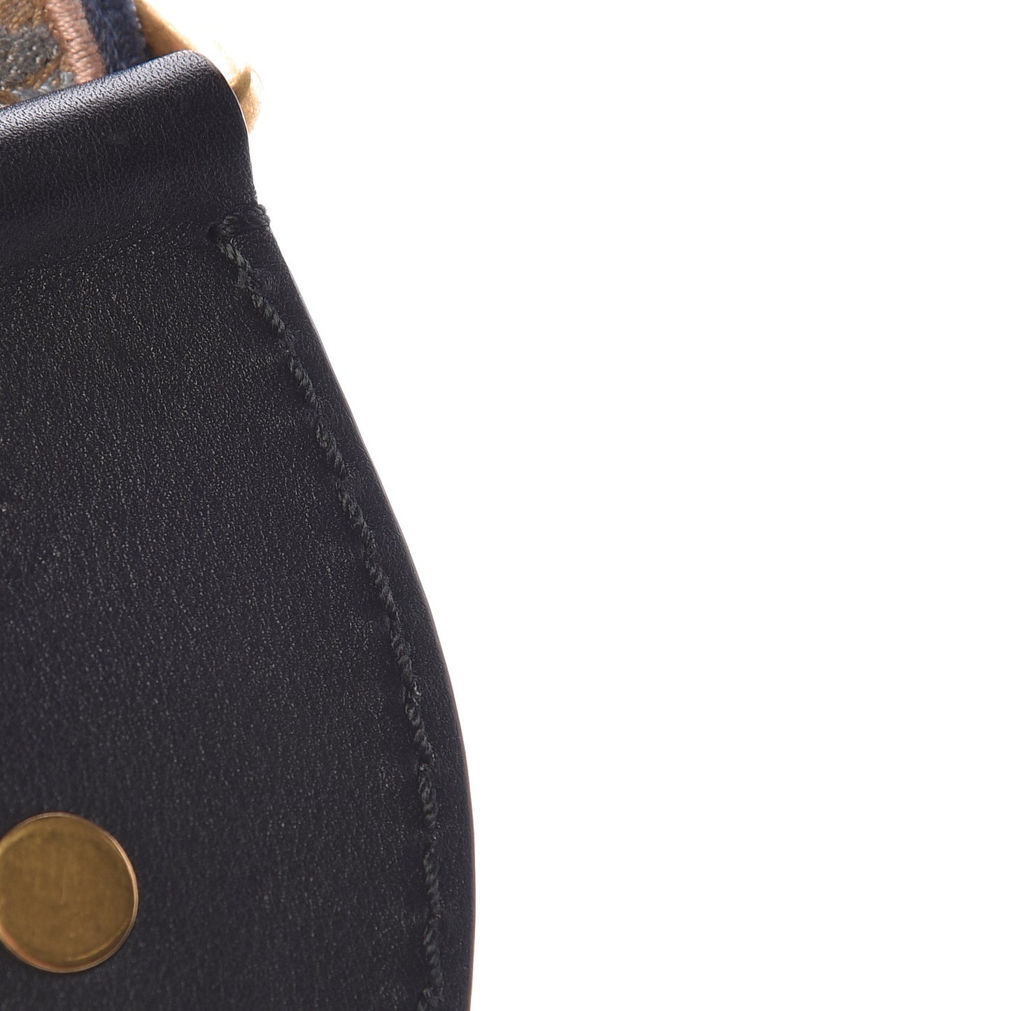 Canvas Embroidered Studded KaleiDiorscopic Shoulder Strap Multicolor