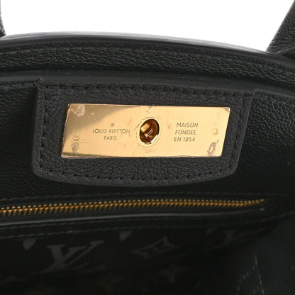 Louis Vuitton Calfskin Steamer PM Black 7 of 10