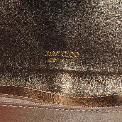 Jimmy Choo Leather Clutch Bag Metallic Gold 6 of 8