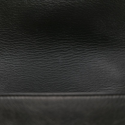 Chanel Braided Sheepskin New Medium Boy Flap Black Gold 14 of 17