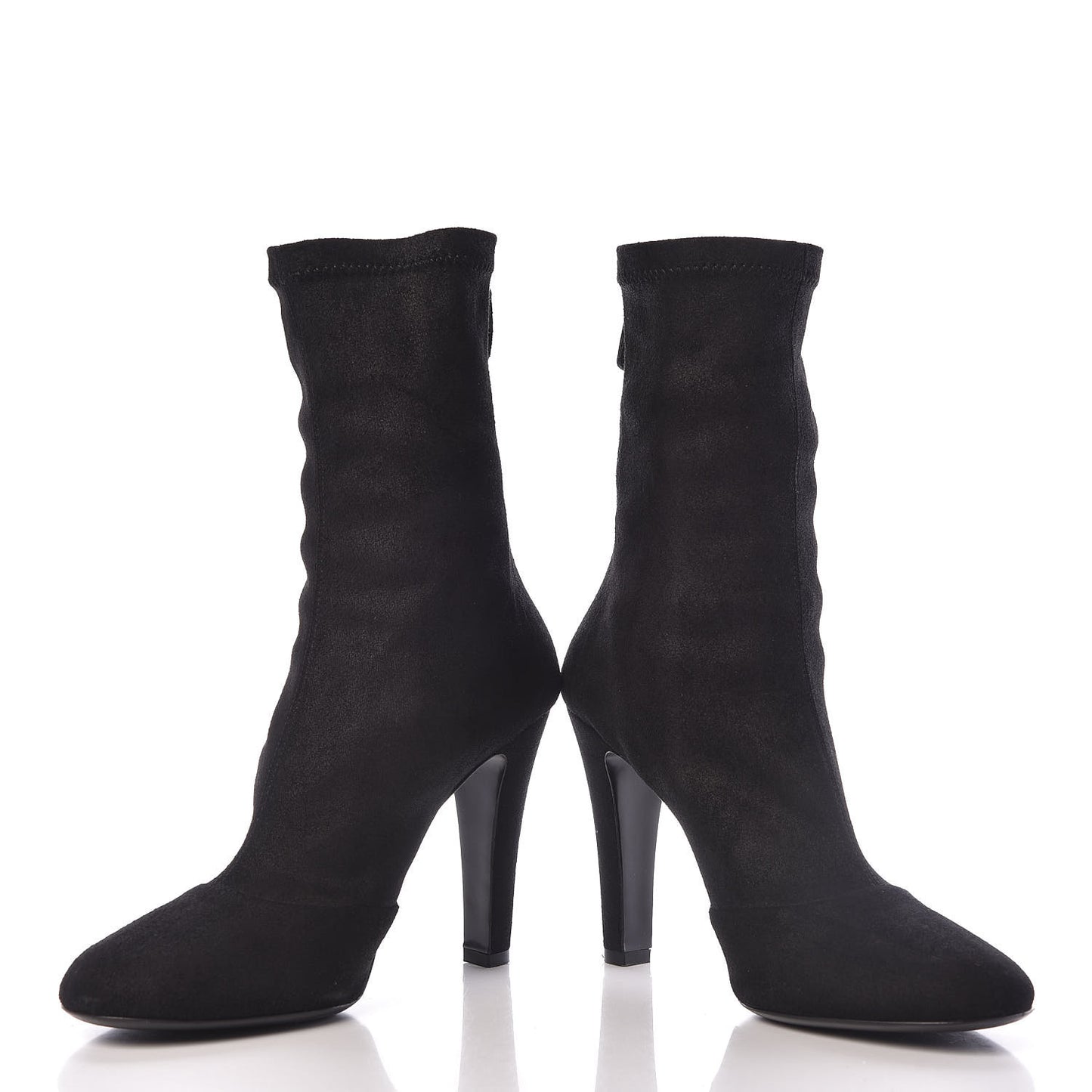 Suede Short Boots 38 Black