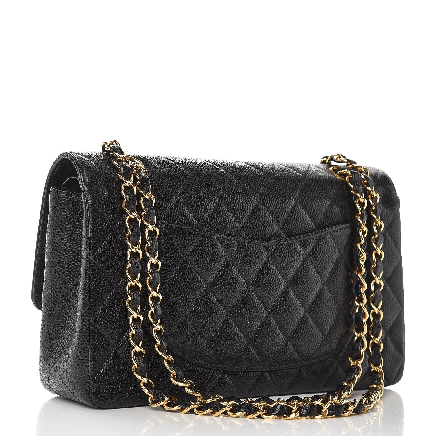 Chanel Caviar Quilted Medium Double Flap Black 4 of 10